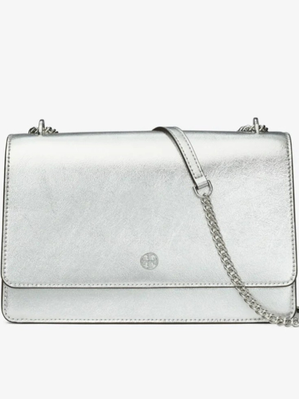 Tory Burch Metallic Chain Wallet Style 184801 - NWT-   Crossbody Strap Included